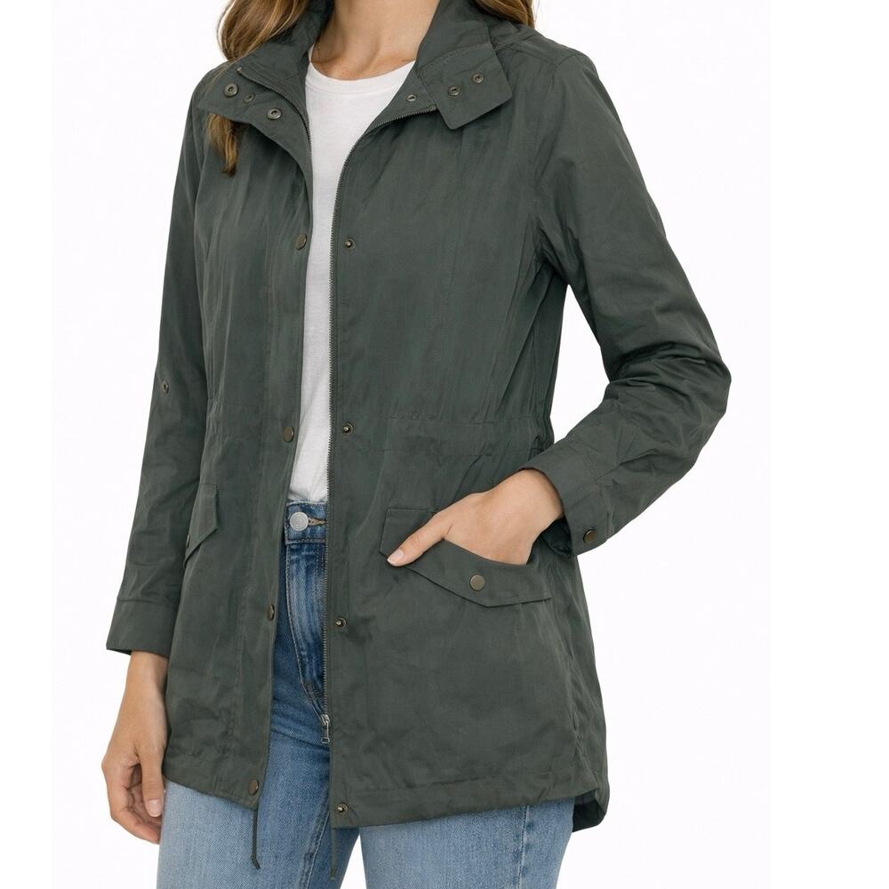 A New Day Olive Utility Jacket Small